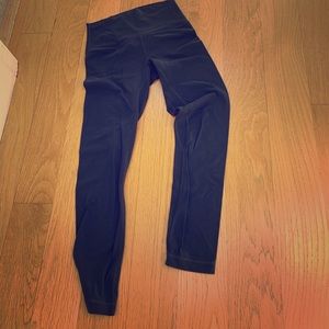 Lululemon align pant II 25” charcoal gray size 4